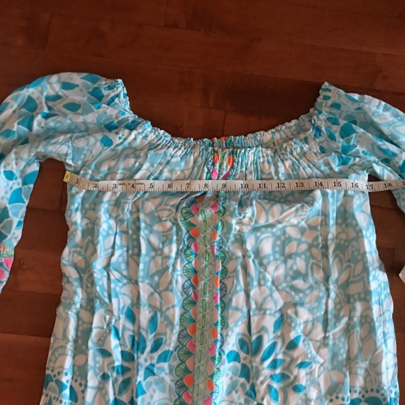 Lilly Pulitzer Nevie Off the Shoulder Dress Size Small - Picture 4 of 8